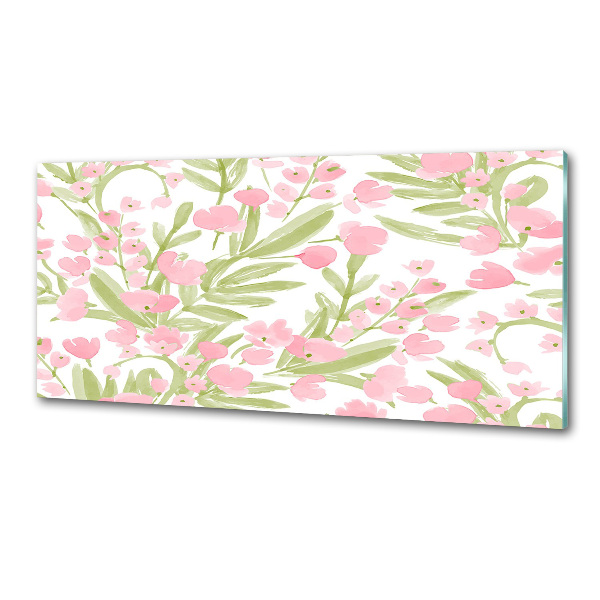 Kitchen splashback Floral pattern