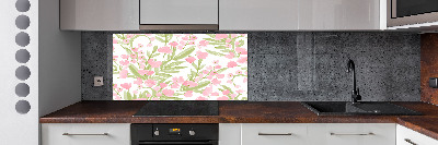 Kitchen splashback Floral pattern