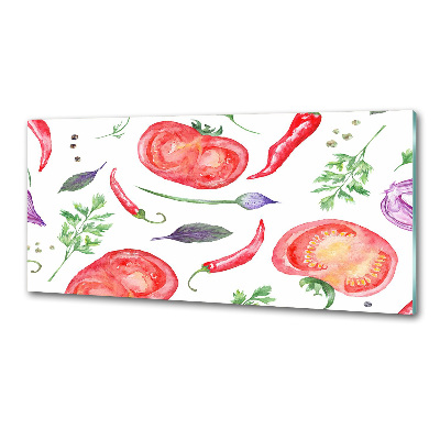 Cooker splashback Tomato and spices