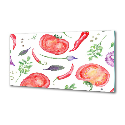 Cooker splashback Tomato and spices