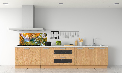 Kitchen splashback Waterfall in autumn