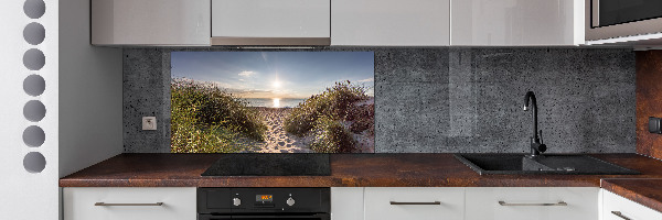 Kitchen splashback Coastal dunes