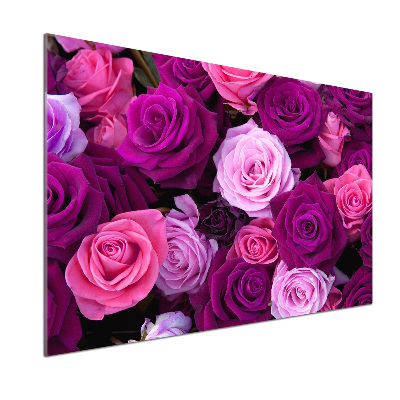 Hob splashback Roses