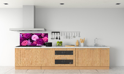 Hob splashback Roses