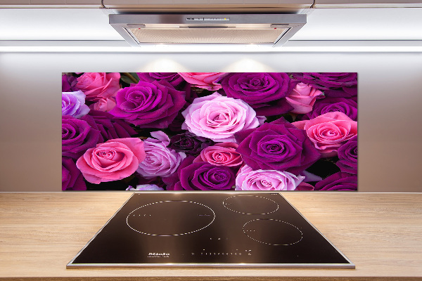 Hob splashback Roses