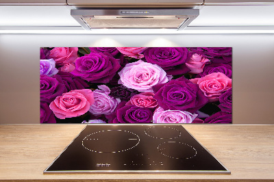 Hob splashback Roses