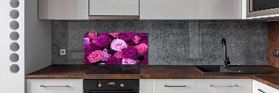 Hob splashback Roses