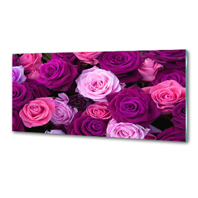 Hob splashback Roses