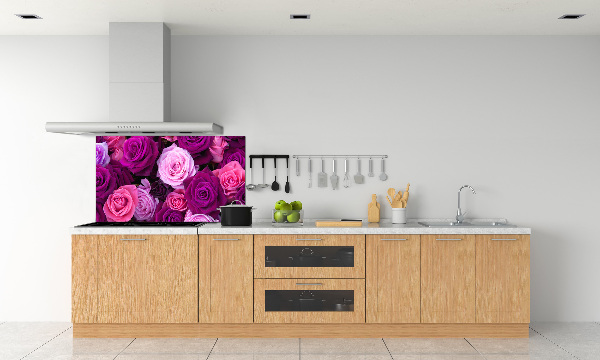 Hob splashback Roses