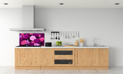 Hob splashback Roses