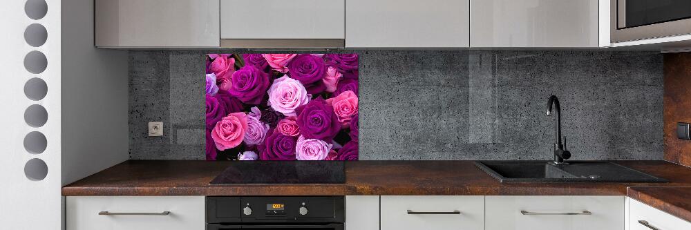 Hob splashback Roses