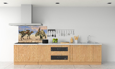 Glass splashback Dinosaurs