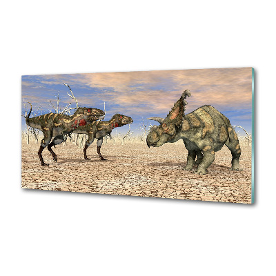 Glass splashback Dinosaurs