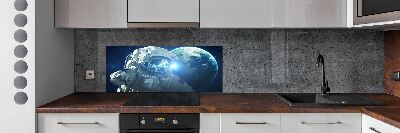 Kitchen wall panels Cosmonaut