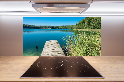 Kitchen splashback Pier by the lake