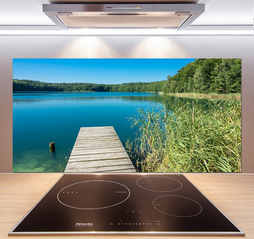 Kitchen splashback Pier by the lake