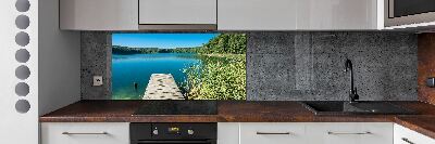 Kitchen splashback Pier by the lake