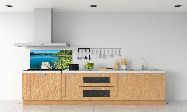 Kitchen splashback Pier by the lake