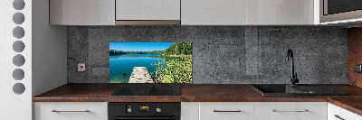 Kitchen splashback Pier by the lake