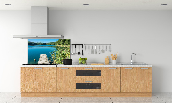 Kitchen splashback Pier by the lake