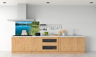 Kitchen splashback Pier by the lake