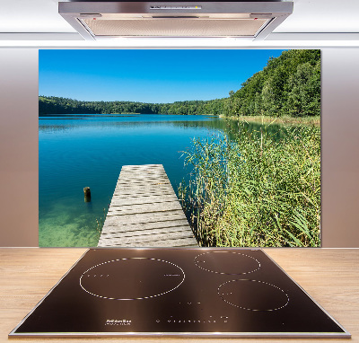 Kitchen splashback Pier by the lake