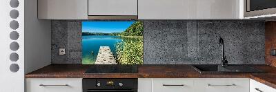 Kitchen splashback Pier by the lake