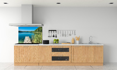 Kitchen splashback Pier by the lake