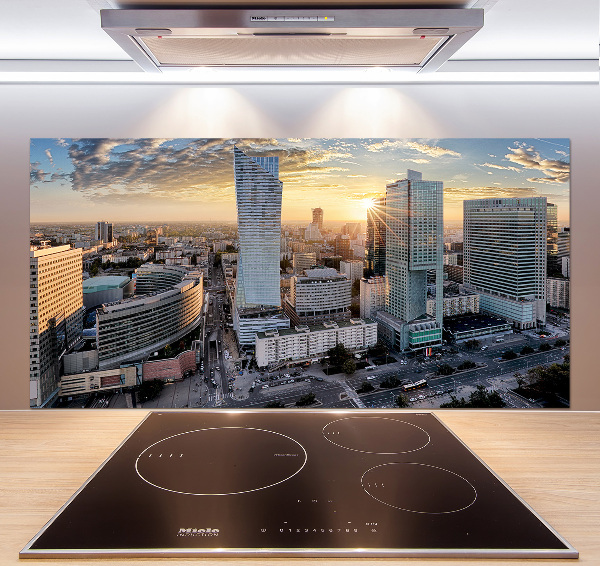 Kitchen splashback Warsaw Poland