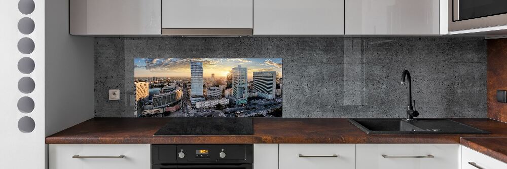 Kitchen splashback Warsaw Poland