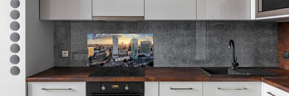 Kitchen splashback Warsaw Poland