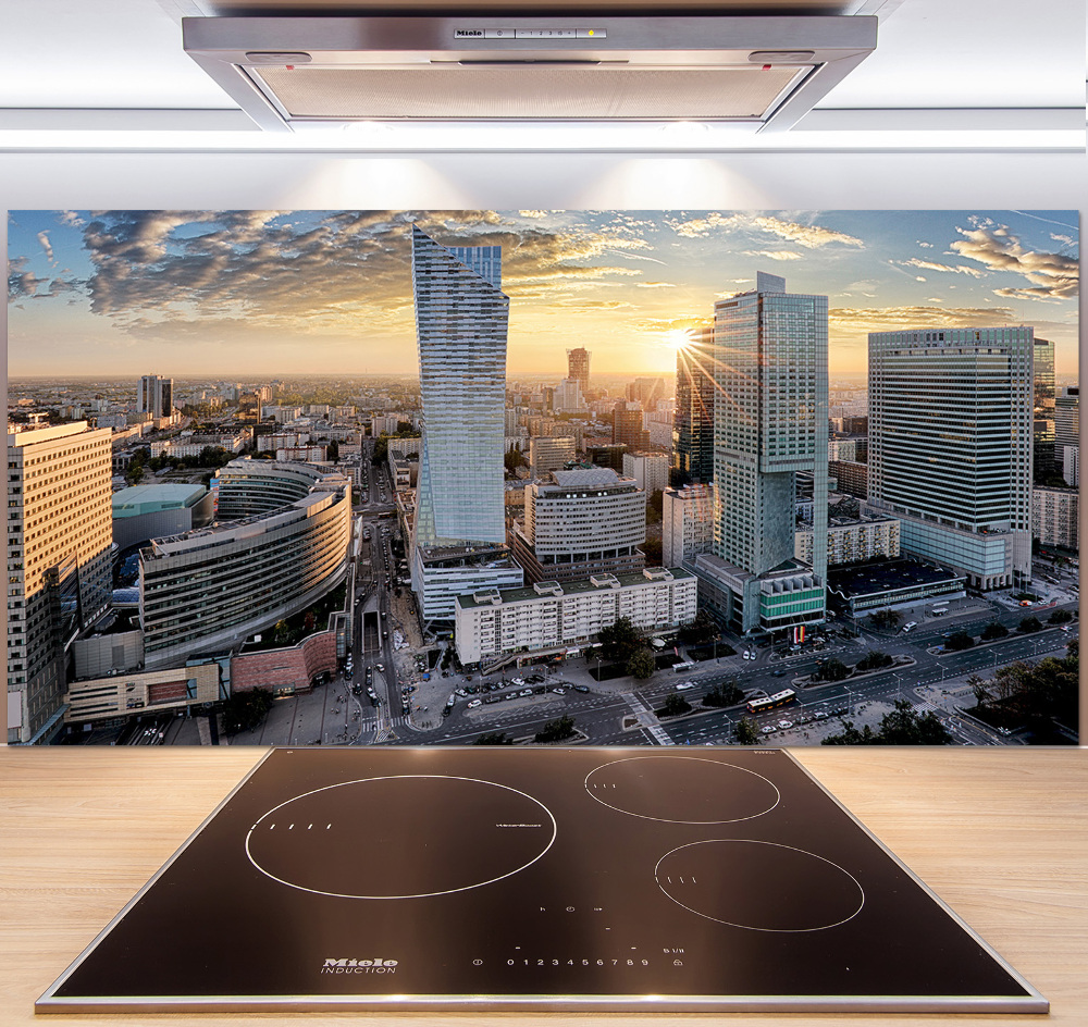 Kitchen splashback Warsaw Poland