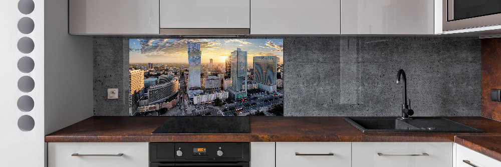 Kitchen splashback Warsaw Poland