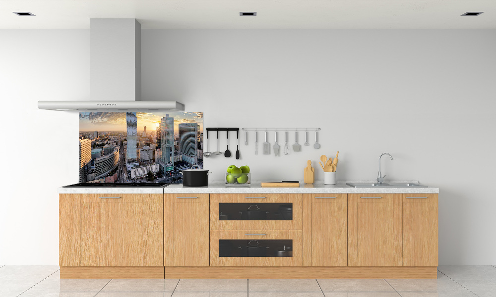 Kitchen splashback Warsaw Poland