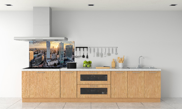 Kitchen splashback Warsaw Poland