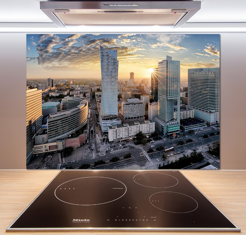 Kitchen splashback Warsaw Poland