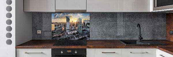 Kitchen splashback Warsaw Poland