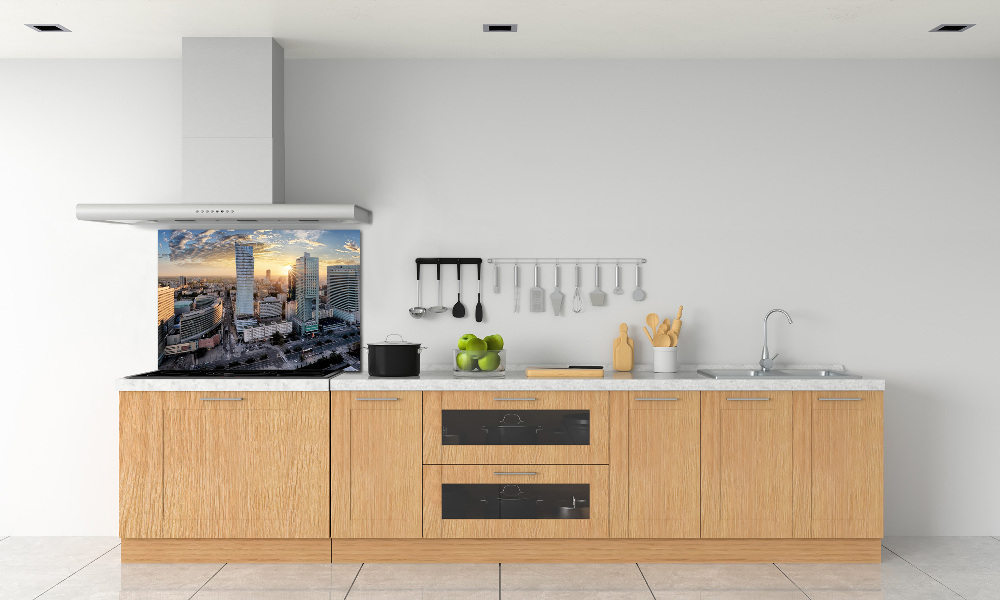 Kitchen splashback Warsaw Poland