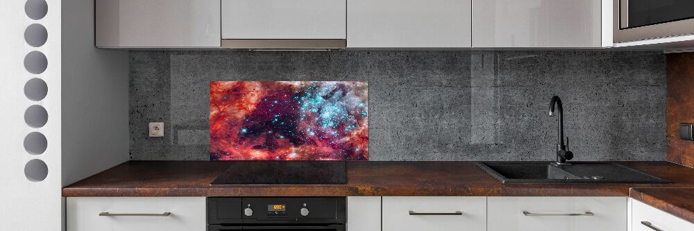 Kitchen wall panels Magellan cloud