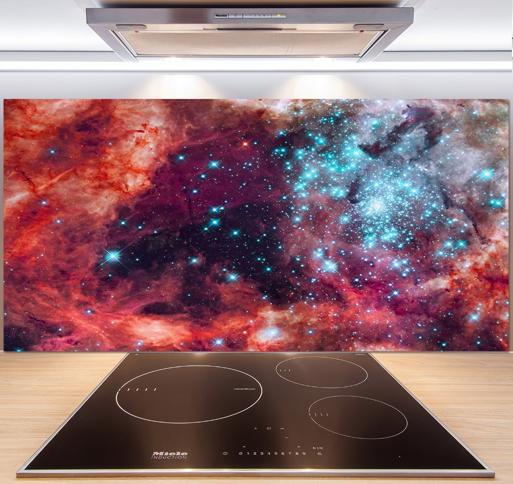 Kitchen wall panels Magellan cloud