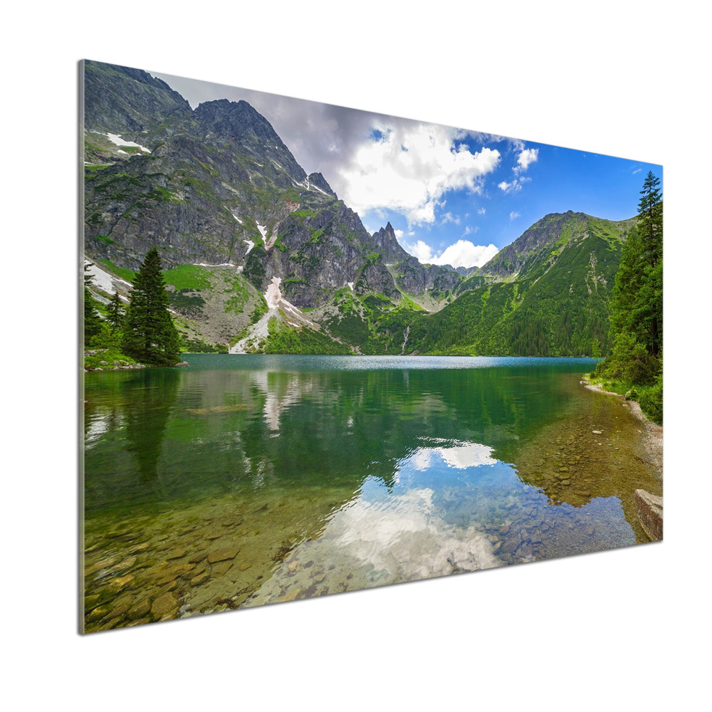 Glass splashback Morskie Oko Tatry