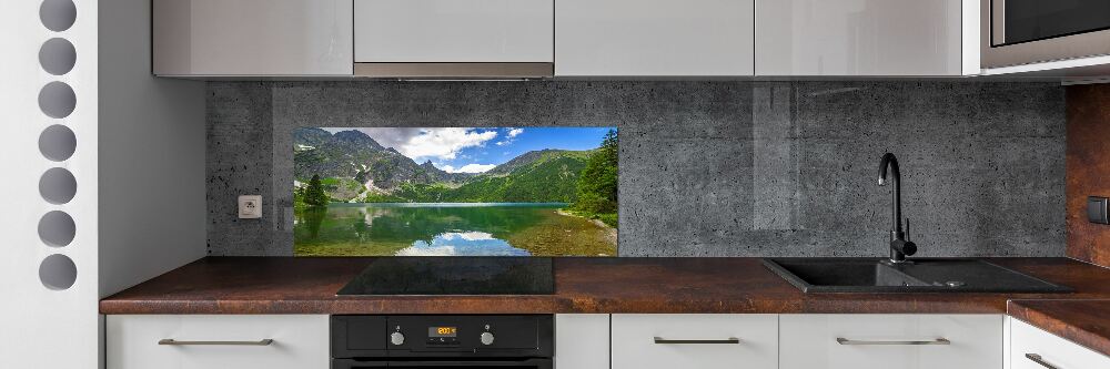 Glass splashback Morskie Oko Tatry