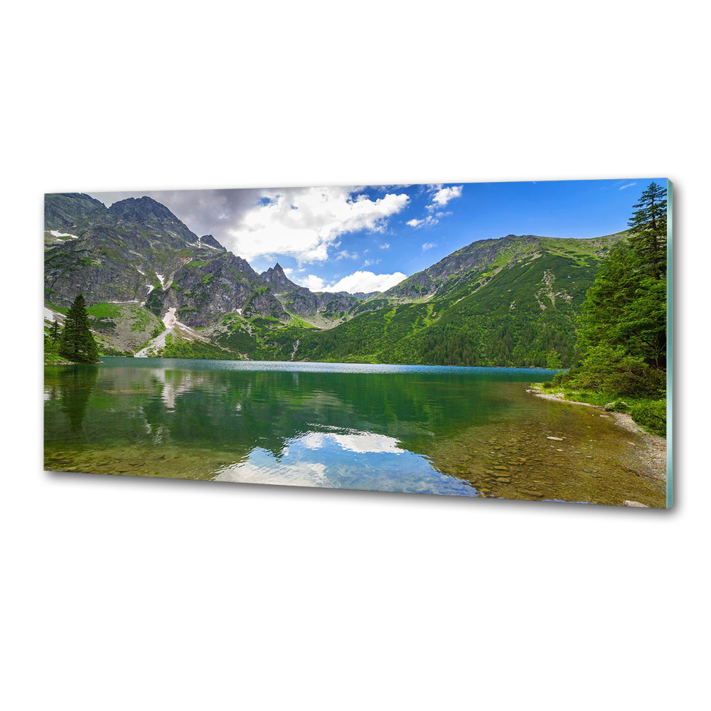 Glass splashback Morskie Oko Tatry