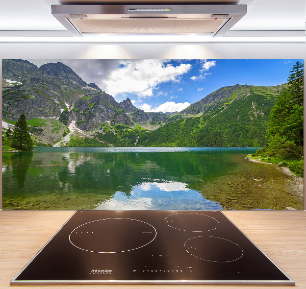 Glass splashback Morskie Oko Tatry