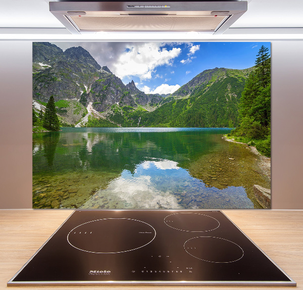 Glass splashback Morskie Oko Tatry