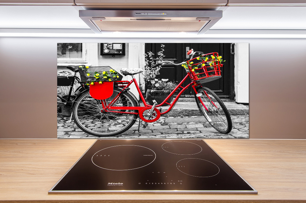 Kitchen splashback City bike