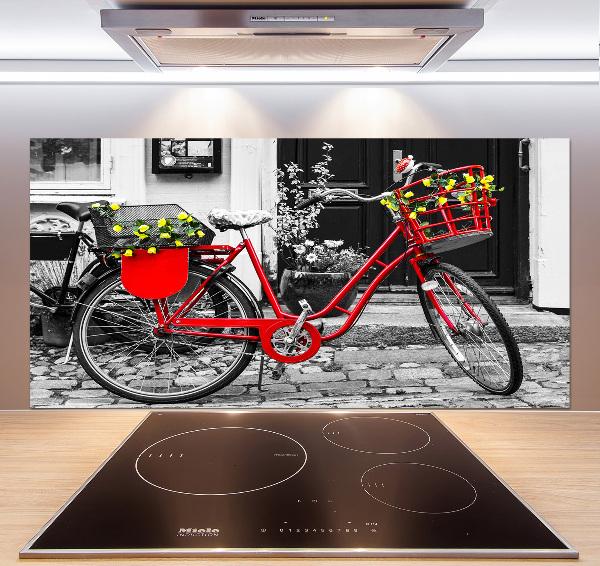 Kitchen splashback City bike