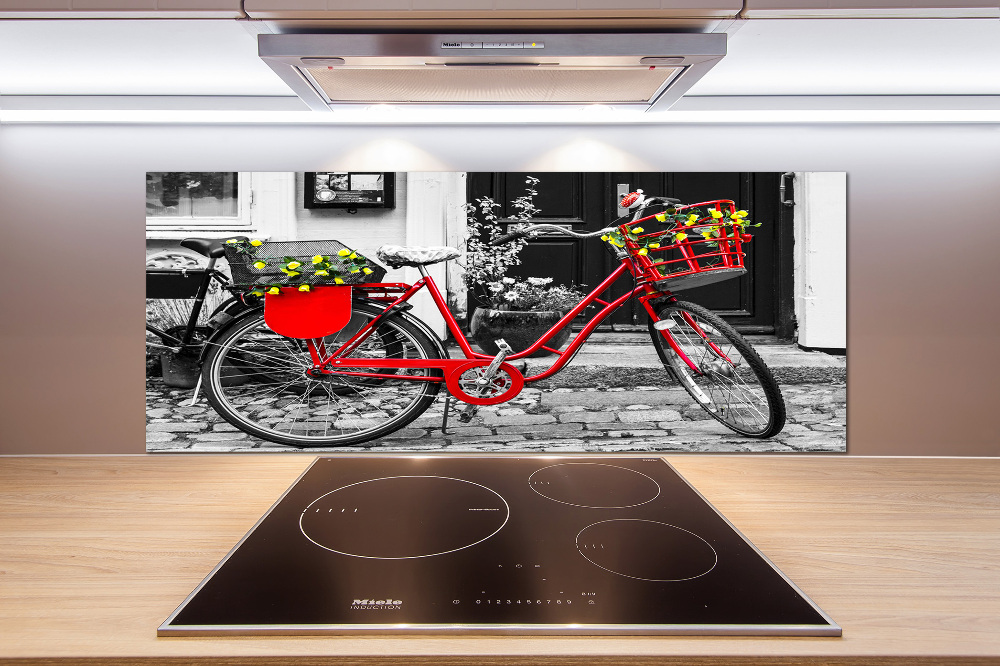 Kitchen splashback City bike