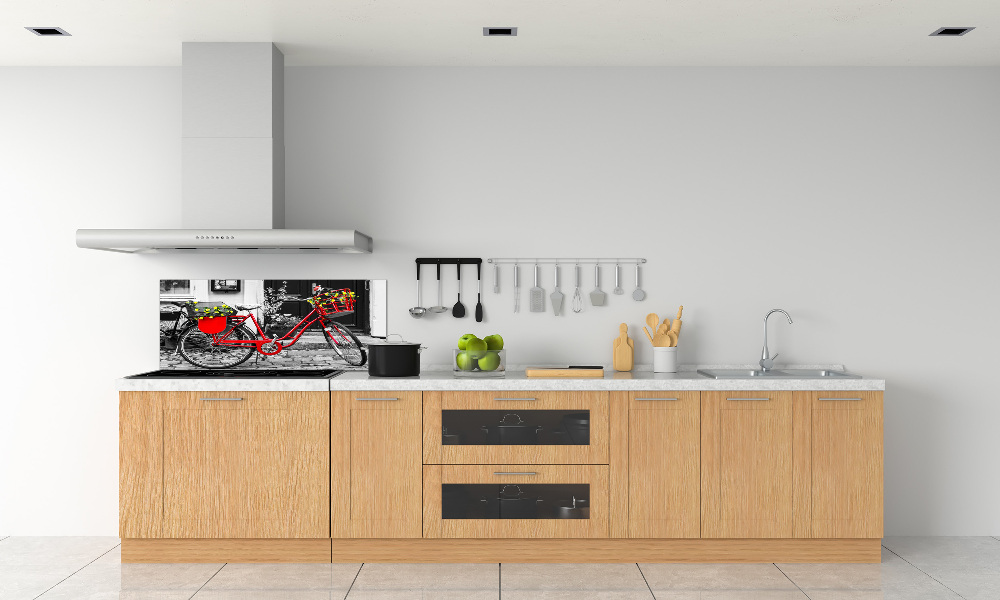 Kitchen splashback City bike