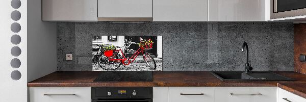 Kitchen splashback City bike